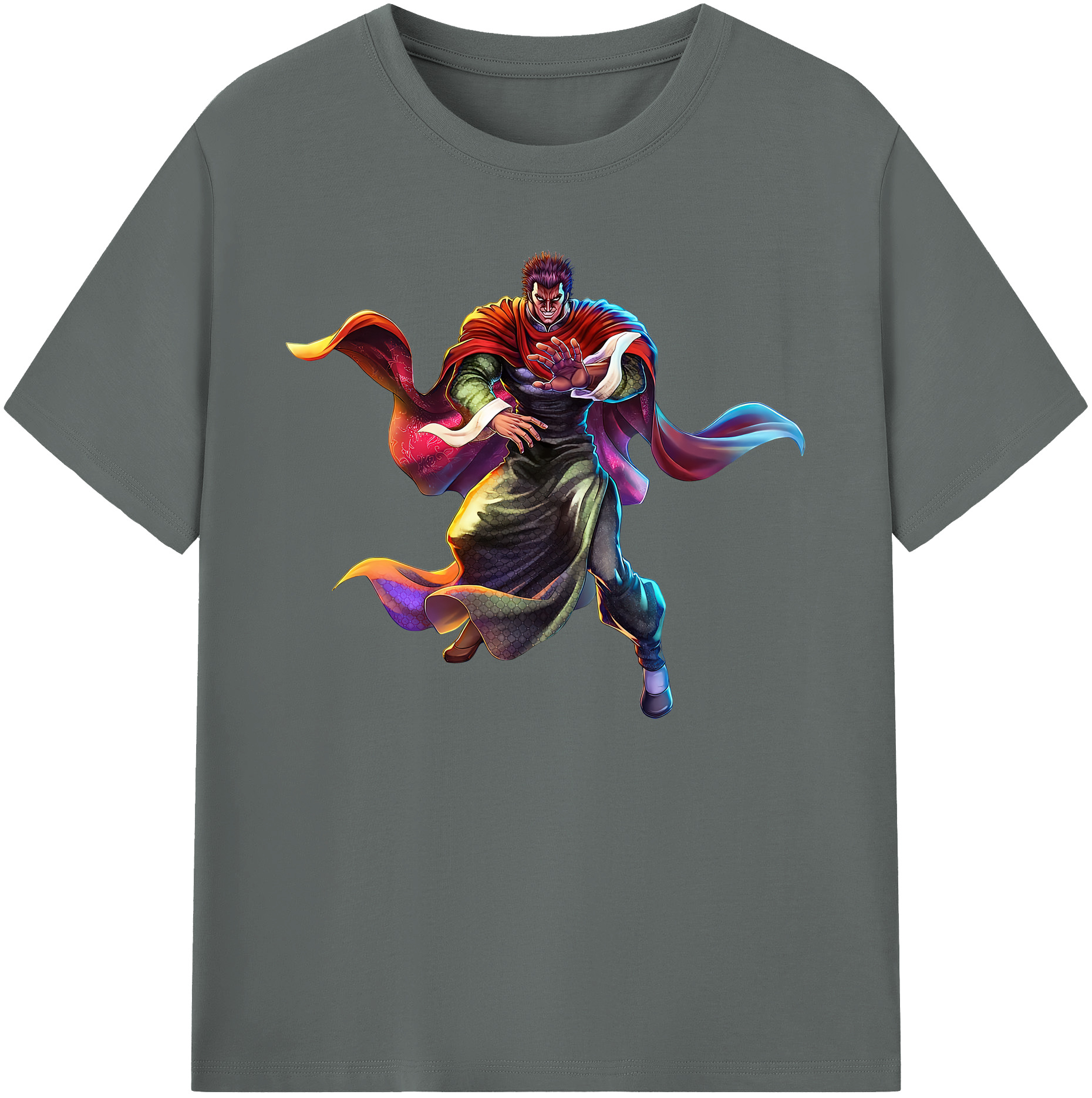 （画像用） 北斗の拳 Fist of the North Star 綿100％ メンズ半袖Tシャツ｜肌触りやわらか＆通気性